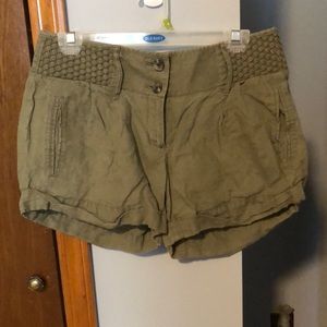 Olive Green Ann Taylor Loft shorts